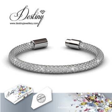 Destino joyería cristal de Swarovski malla pulsera